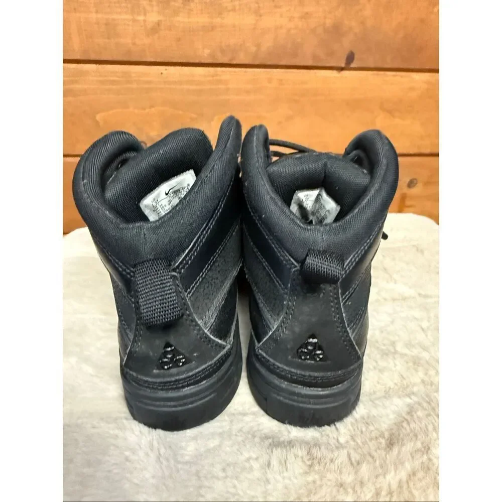 Nike Kids' Woodside 2 High ACG boots black-on-black Sz 1.5 Youth 524873-004